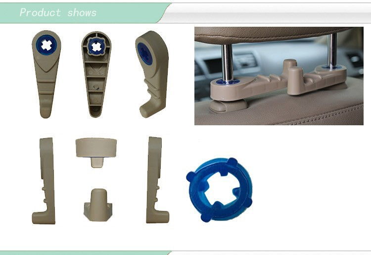 Double Multipurpose Car Hooks Hold Grocery Bags